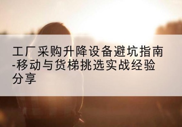 聊城移动式升降机怎么选-工厂采购升降设备避坑指南-移动与货梯挑选实战经验分享